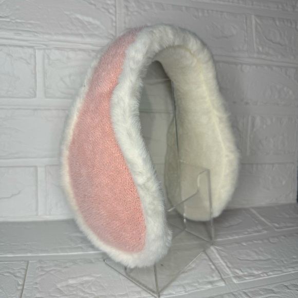 New Kids Winter Earmuff , Pink, Soft Warm Plush Ear Covers for Children Cold - Picture 2 of 5